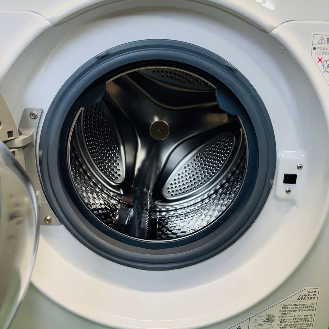 美品 24年製 8.0kg ドラム式洗濯機 アイリスオーヤマ【地域限定配送無料】