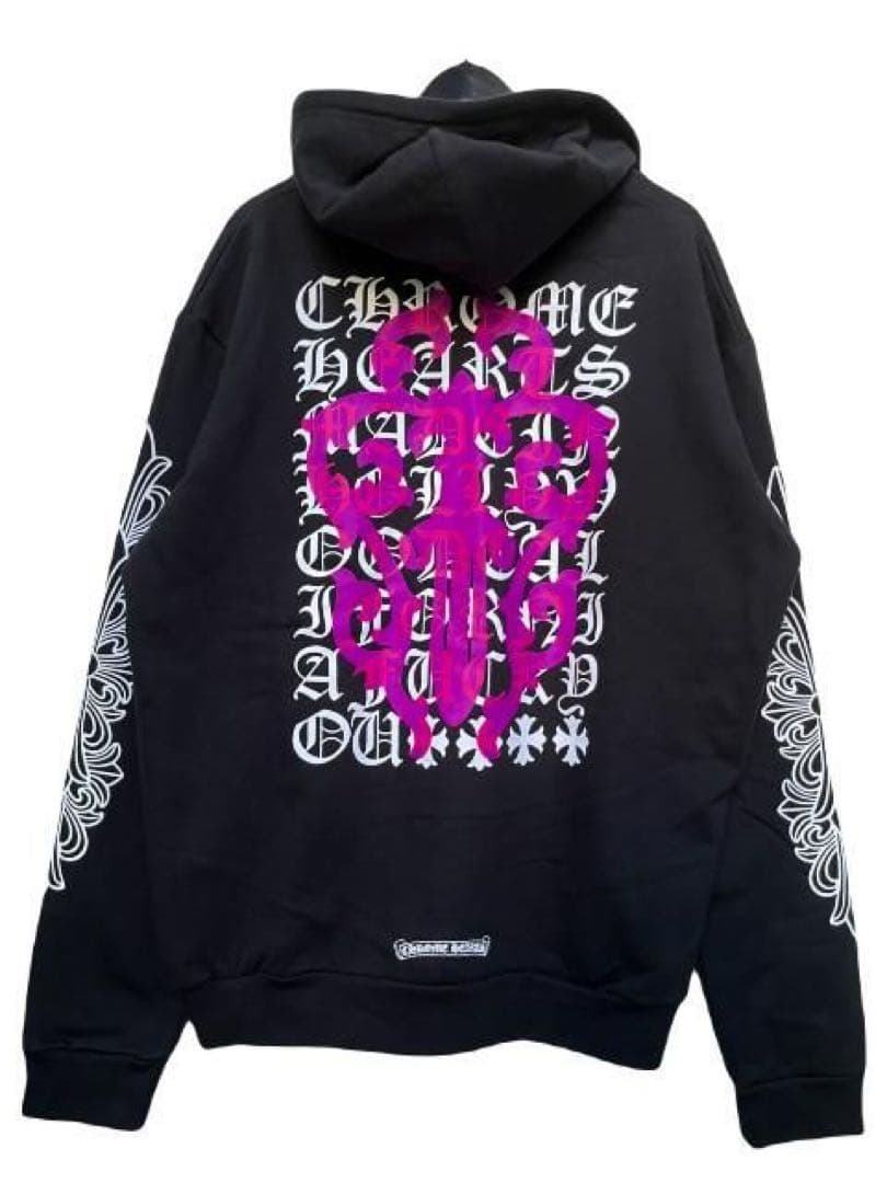 Chrome Hearts 黒 フード付きパーカー CHROME HEARTS（クロムハーツ） MATTY BOY MIDNIGHT SNACK ZIP HOODIE