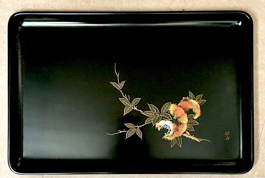 石川県輪島塗　本漆器　美術堅牢特産　お盆