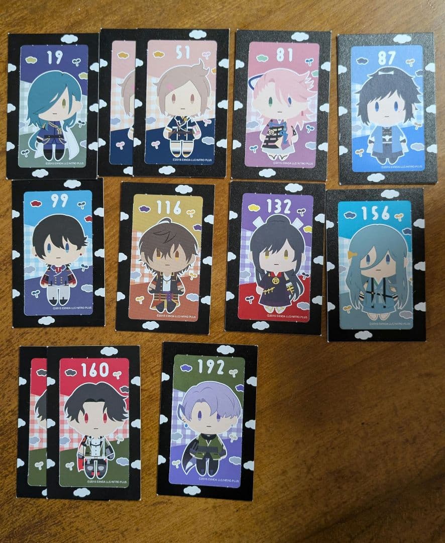 即購入❌️バラ売り可　刀剣乱舞御伴くじその3 みんなのくじ 刀剣乱舞ONLINE 御伴散歩 ～御伴くじ～ その2』全賞初