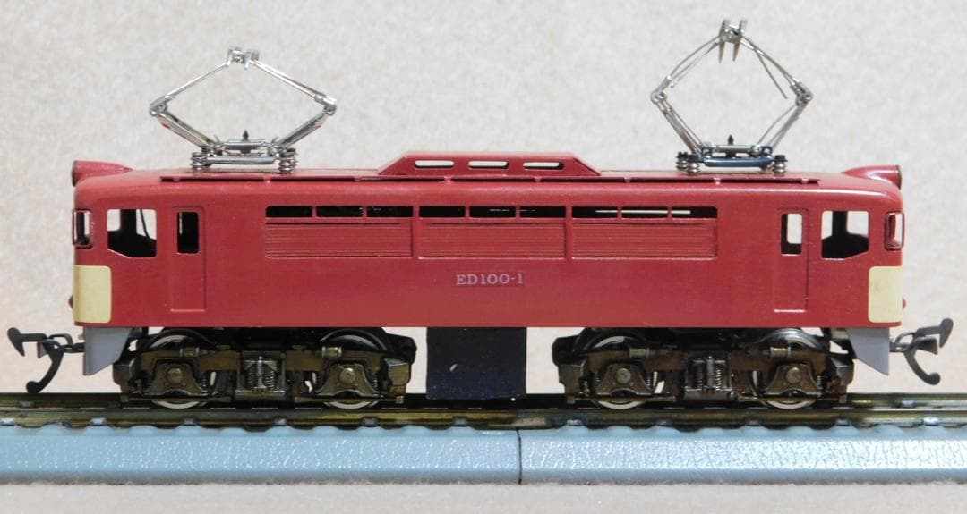 ＫＴＭ　カツミ模型店　ＨＯゲージ　ＥD１００　自由形電気機関車（昭和４０年代製） Yahoo!オークション -「katsumi ed100」(HOゲージ) (鉄道模型)の落札