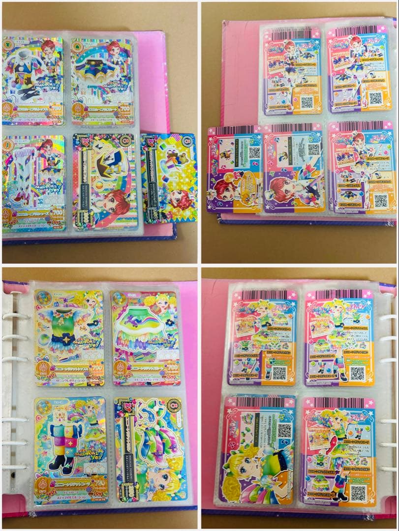バインダー付きアイカツカード プレミアム、サイン入り等まとめ売り