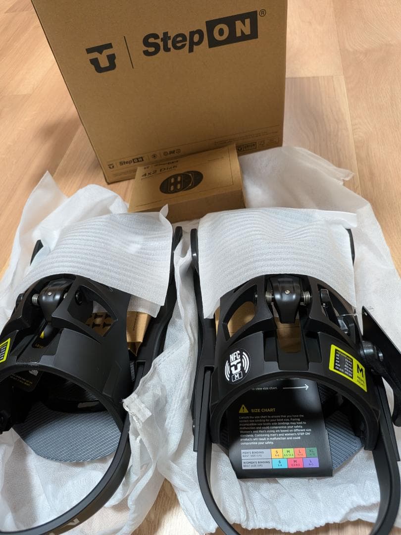 ATLAS STEP ON ビンディング Mサイズ ブラック 新品未使用