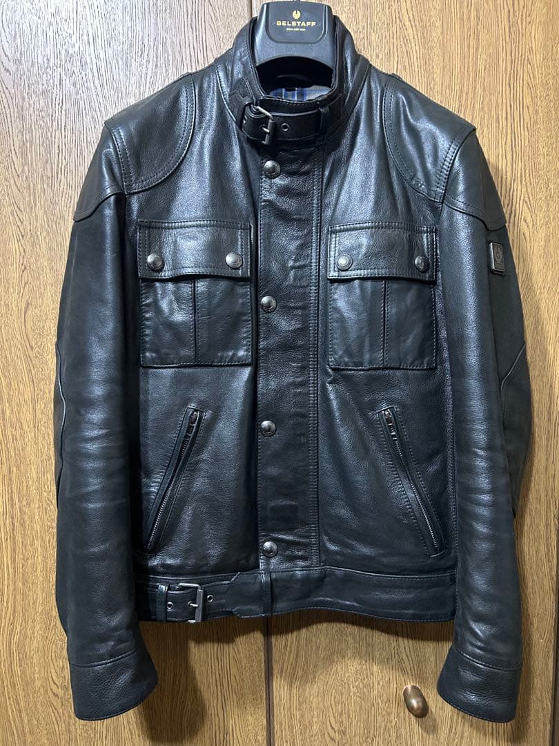BELSTAFF Gangstar 2.0 レザージャケット Belstaff Gangster 2.0 Jacket Man, dark amarone | Gotlands Fashion