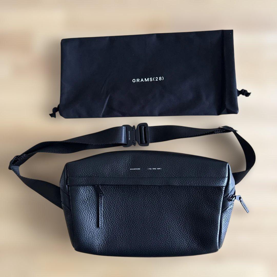 【使用1回短時間｜定価¥50,000】GRAMS28 レザー(本革)バッグ