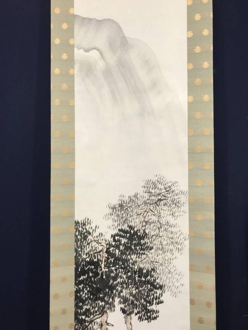 真作】田中頼璋/樹下高士図/人物図/山水図/掛軸/名家伝来/AC-69 - メルカリ