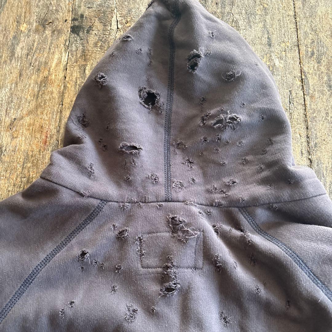 グレッグローレン スウェット ダメージ加工パーカー 襤褸 ビンテージ