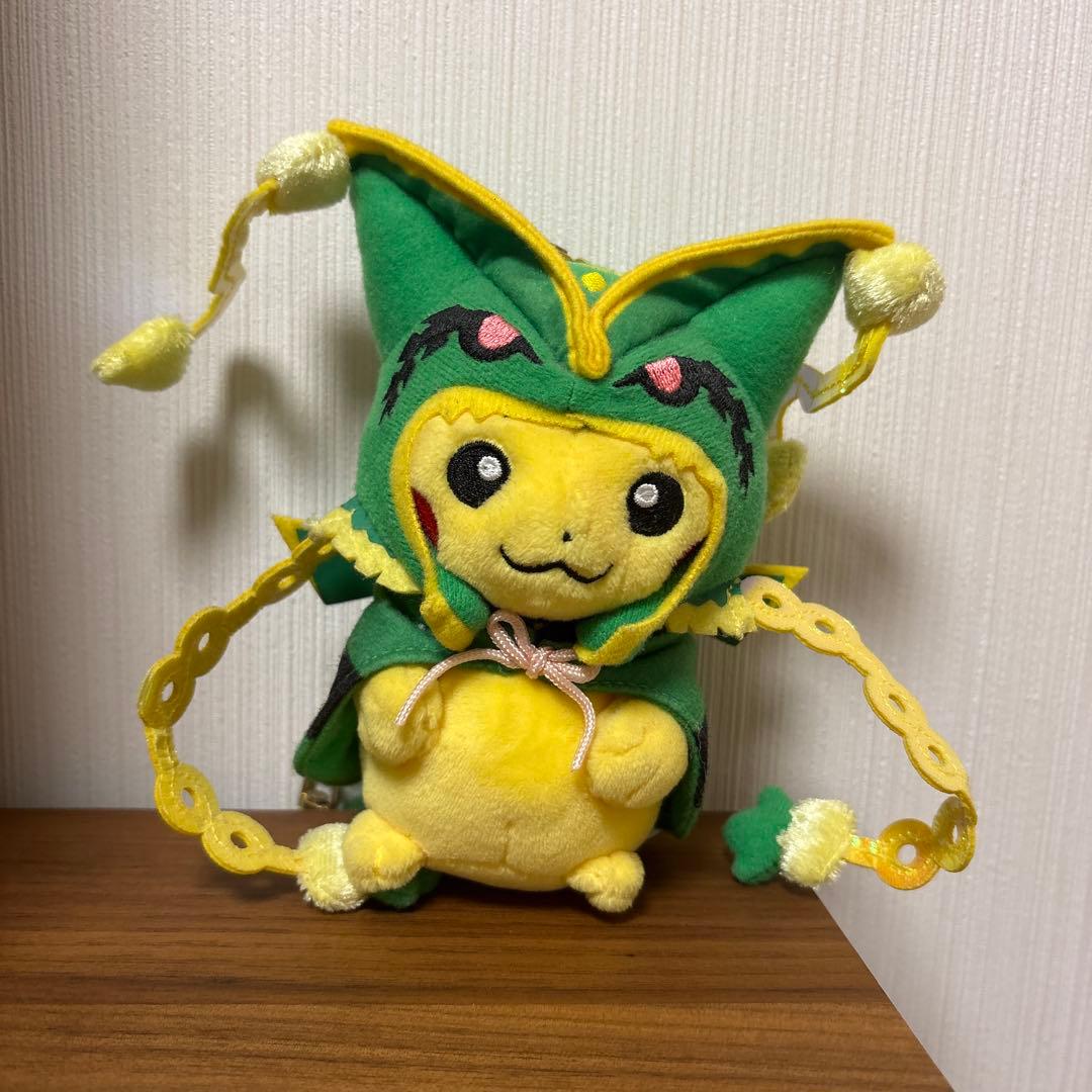 ポケモンセンター限定』ピカチュウレックウザのポンチョ着用 - メルカリ