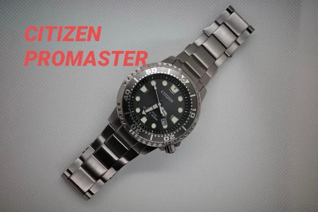 シチズン BN0167-50H プロマスター MARINE グレー【美品】