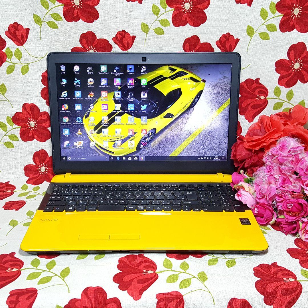 SONY VIAO/Windows11/SSD240G/メモリ8G/レア色/美品