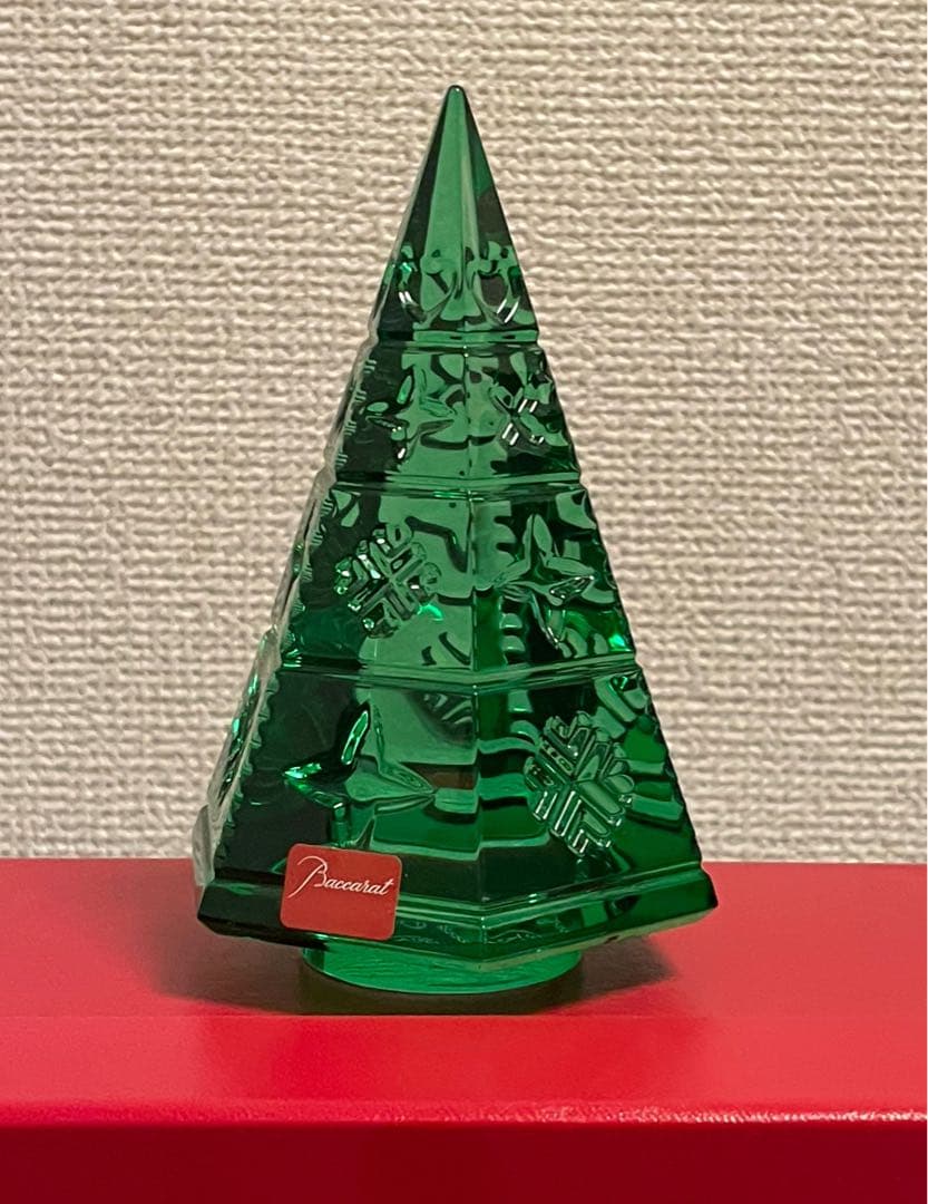 Baccarat バカラ　クリスマスツリー　グリーン