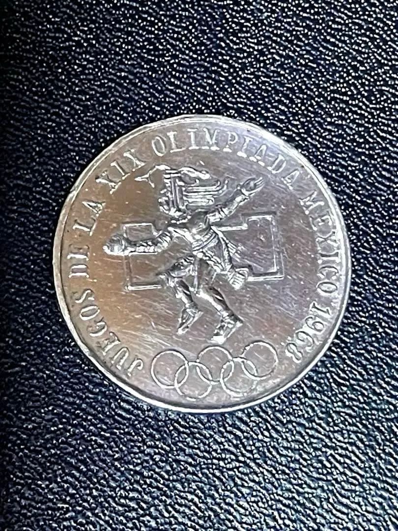 ク*カ様 メキシコオリンピック記念25ペソ 1968年