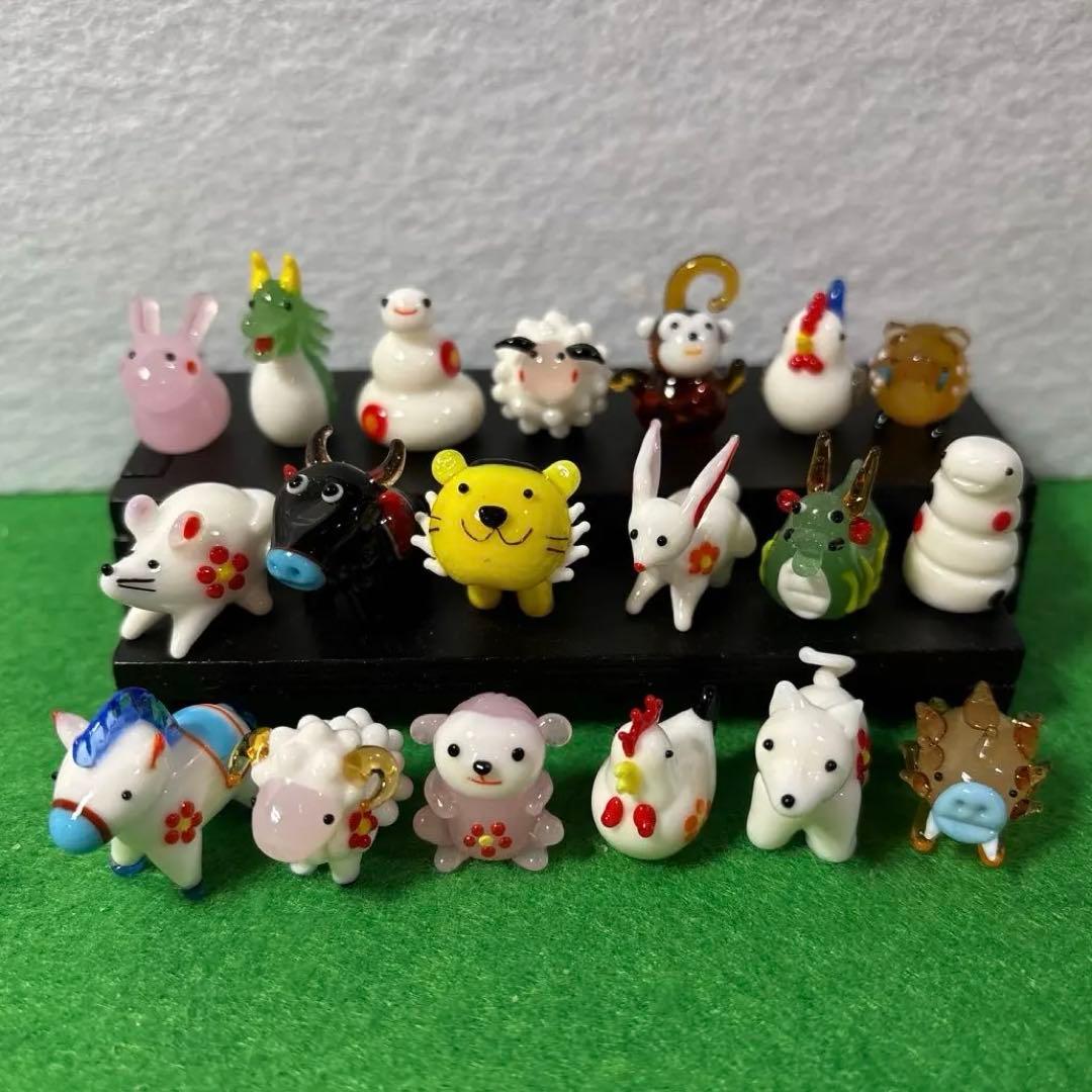 ゆきちゃん　ガラス細工　ミニチュア