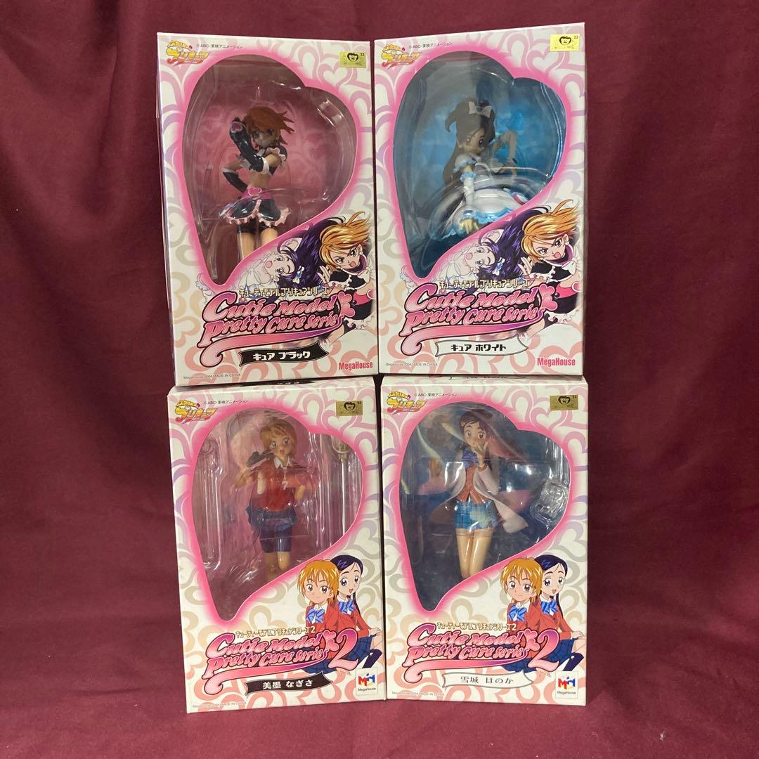 【希少】　キューティモデルシリーズ　ふたりはプリキュア　フィギュア4体セット