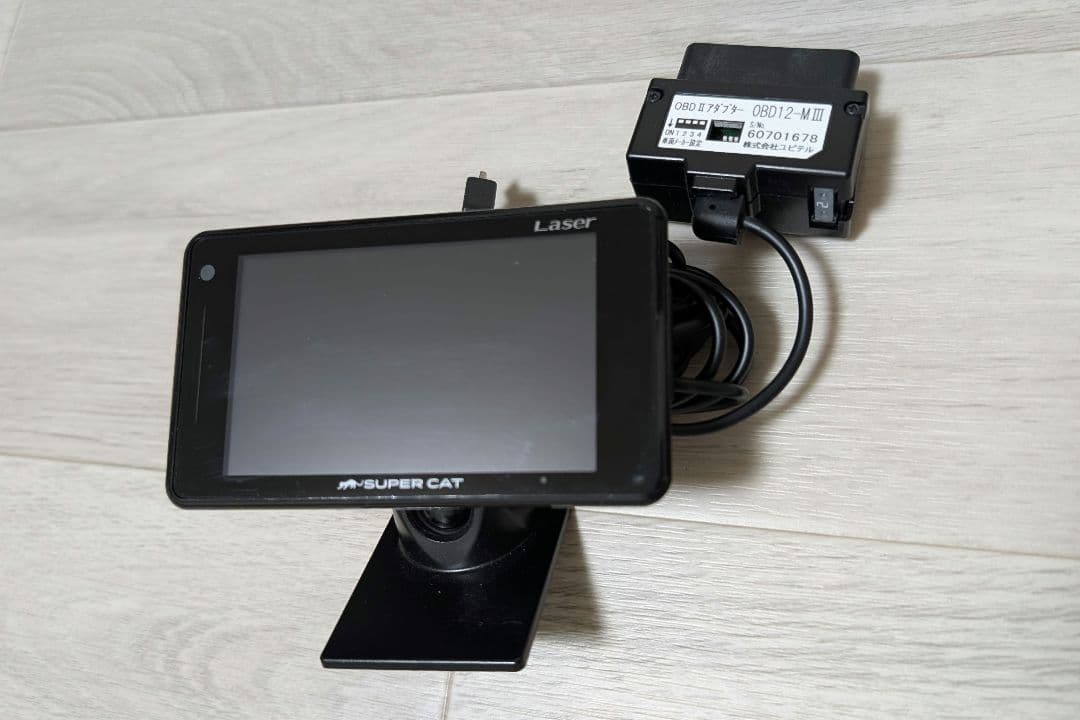 ユピテル　LS320 OBD12-M III レーザー探知機本体 レーザー探知性能 史上最強！ レーザー＆レーダー探知機 SUPER CAT