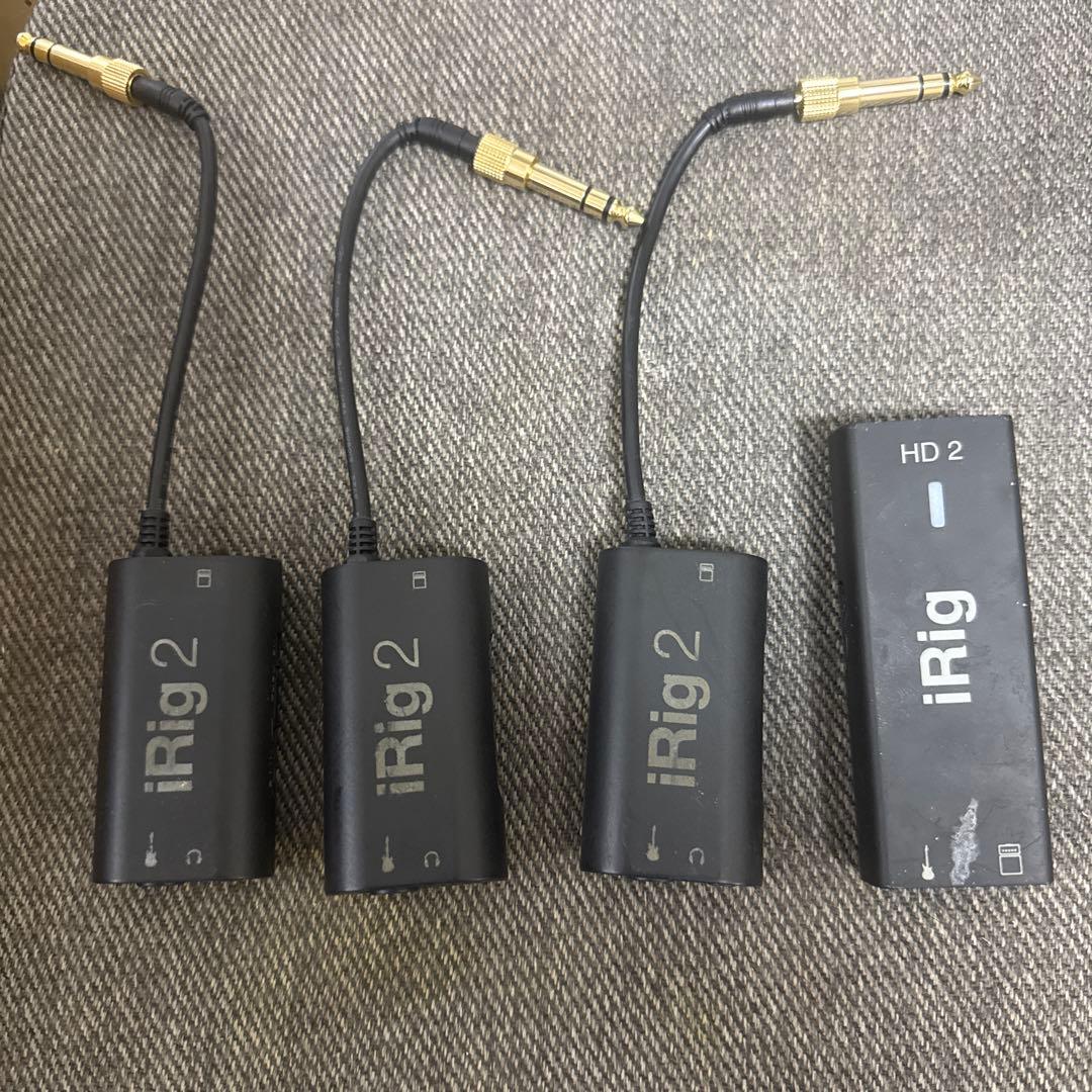 iRig 2 & HD 2 オーディオインターフェイス 4個セット