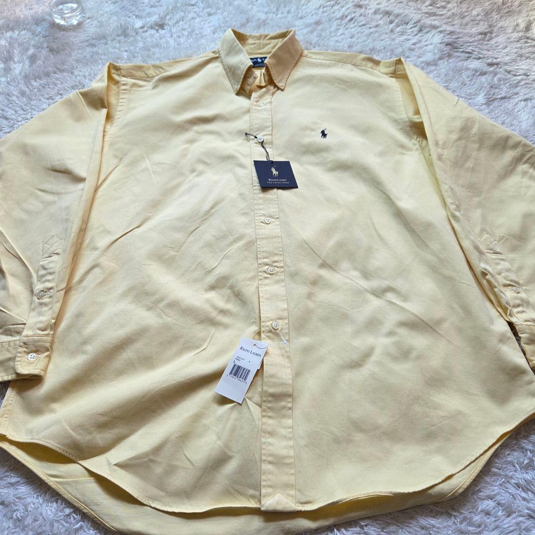 未使用品 ミント ラルフローレン チノシャツ BLAIRE ボタンダウン M