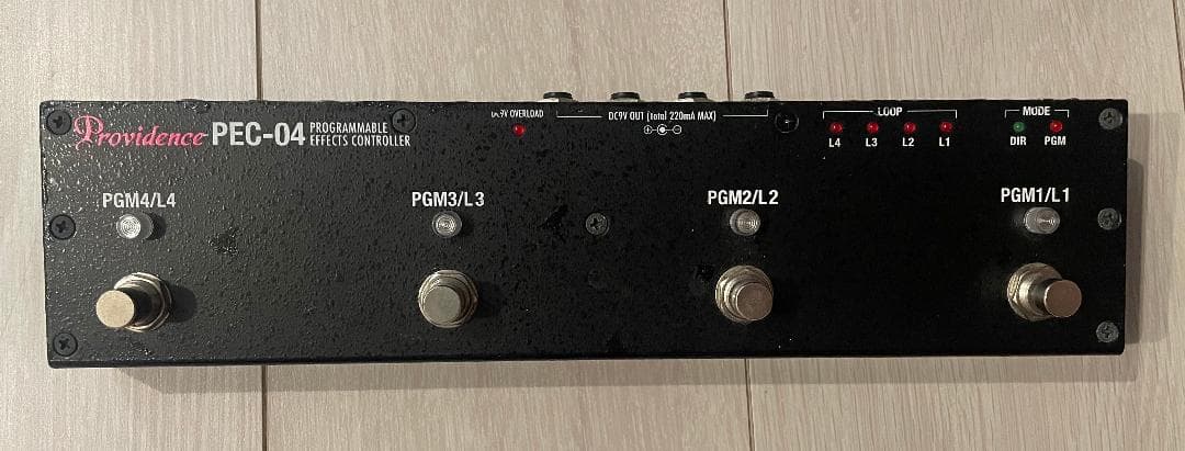 Providence PEC-04 プログラマブルエフェクトコントローラー Providence PEC-04 PROGRAMMABLE EFFECTS CONTROLLER（中古/送料無料