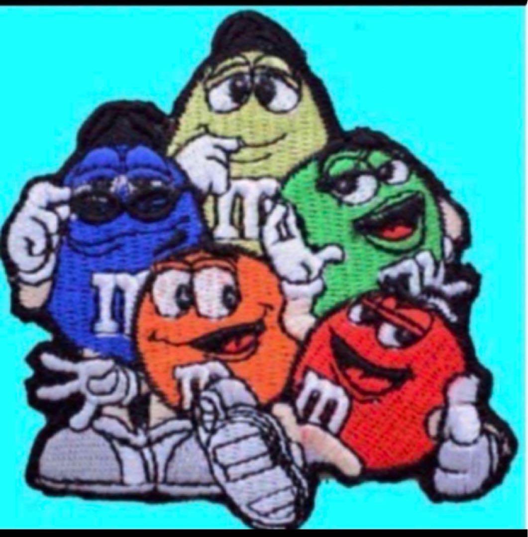 ｍ＆ｍ’ｓ★エムアンドエムズ　アメキャラ　アイロンワッペン