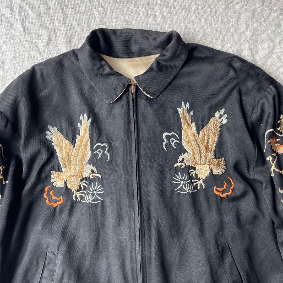 希少】当時物 CREAM SODA クリームソーダ ピンクドラゴン スカジャン