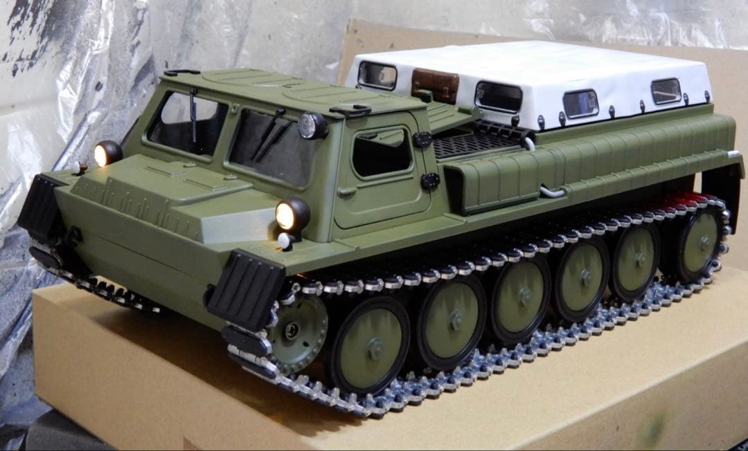 WPL E-1 1/16 新品 塗装 再組立て 金属履帯 等変更 新品 技適付き WPL E-1 1/16 新品 塗装 再組立て 金属履帯 等変更 新品 技適付き