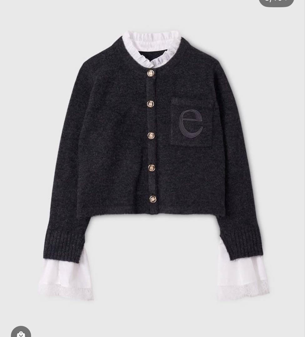 eimyistoire モヘアカーディガン　グレー