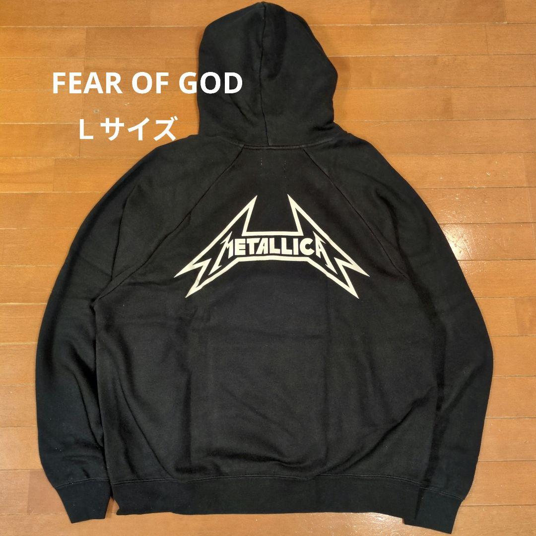 FEAR OF GOD メタリカ　フーディー　Ｌ　FOG