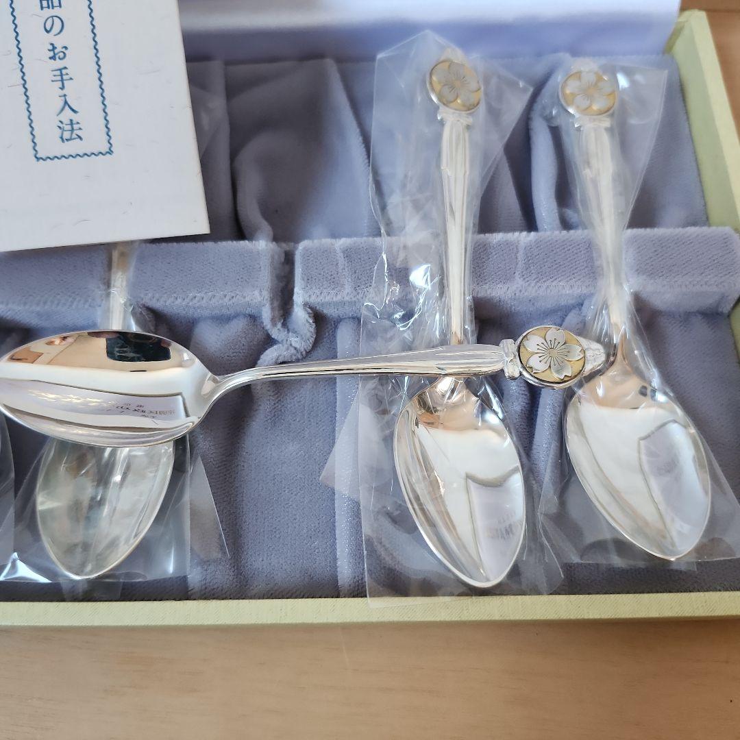 奥山峰石 銀製スプーン5本セット - メルカリ