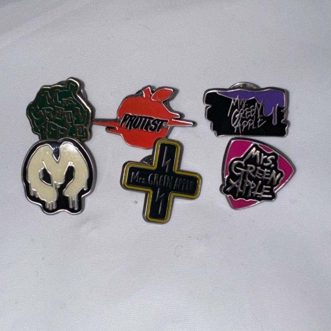 Mrs. GREEN APPLE ピンバッジ ゼンジン プロテスト コンプセット
