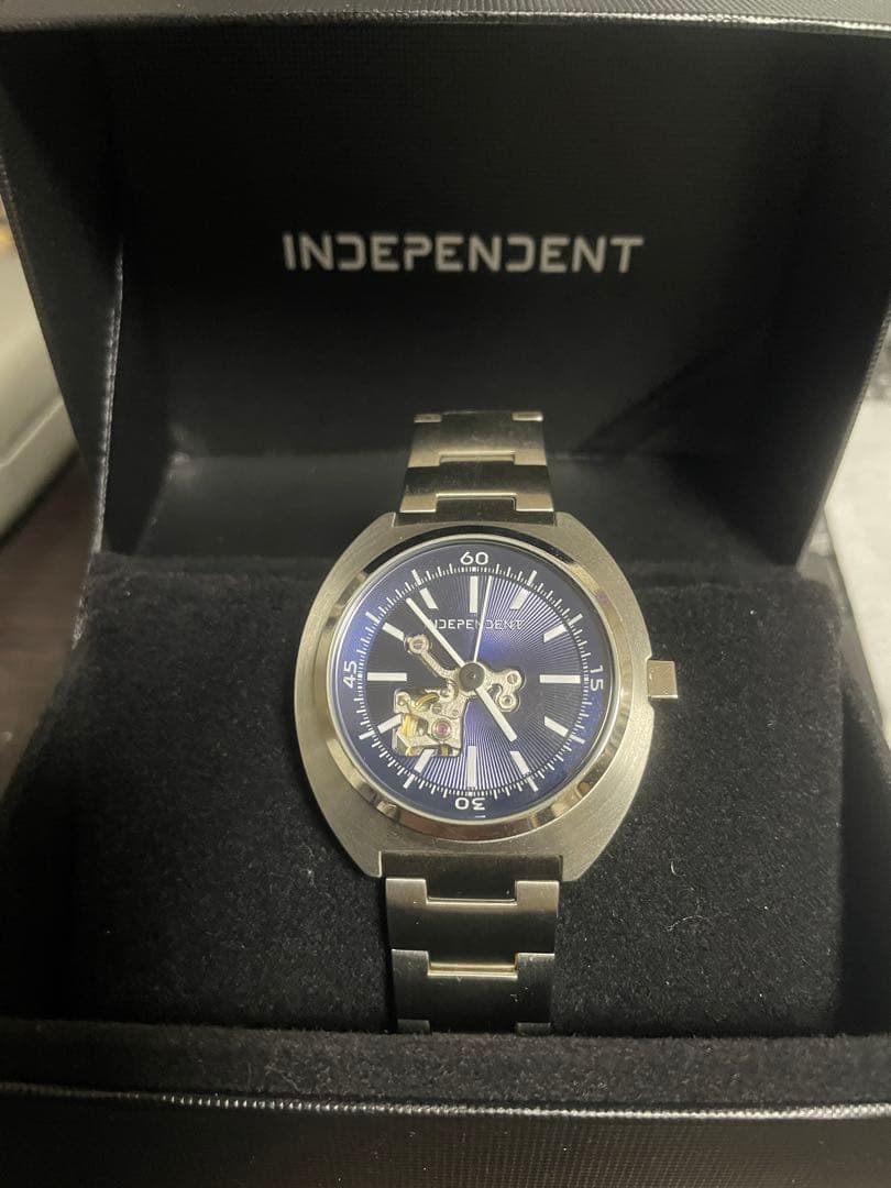 【希少・美品】シチズン インディペンデント 自動巻き オープンハート