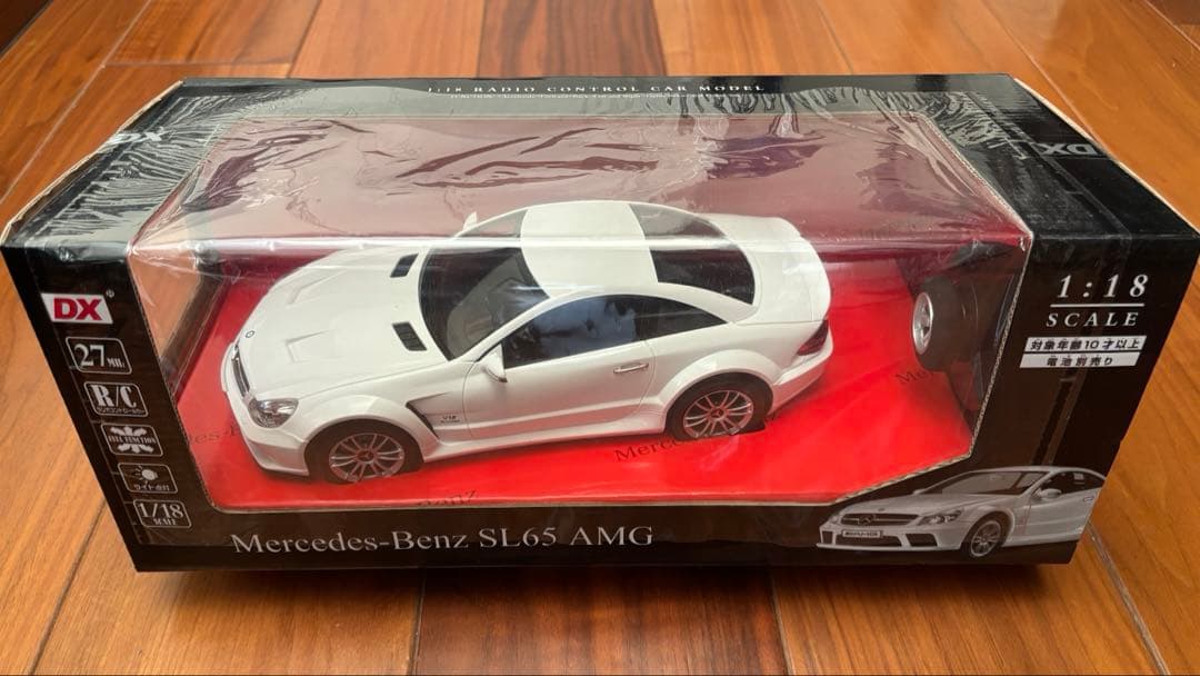 Mercedes-Benz SL65 AMG ラジコンカー 1:18 ベンツ MOTORMAX Mercedes SL65 AMG Black Series R230 Diecast Model Car