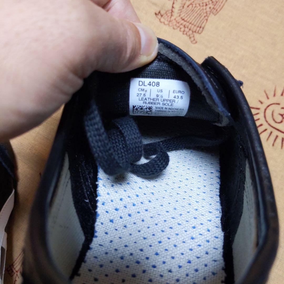 《美品箱付27.5cm》オニツカタイガー メキシコ66 黒×白