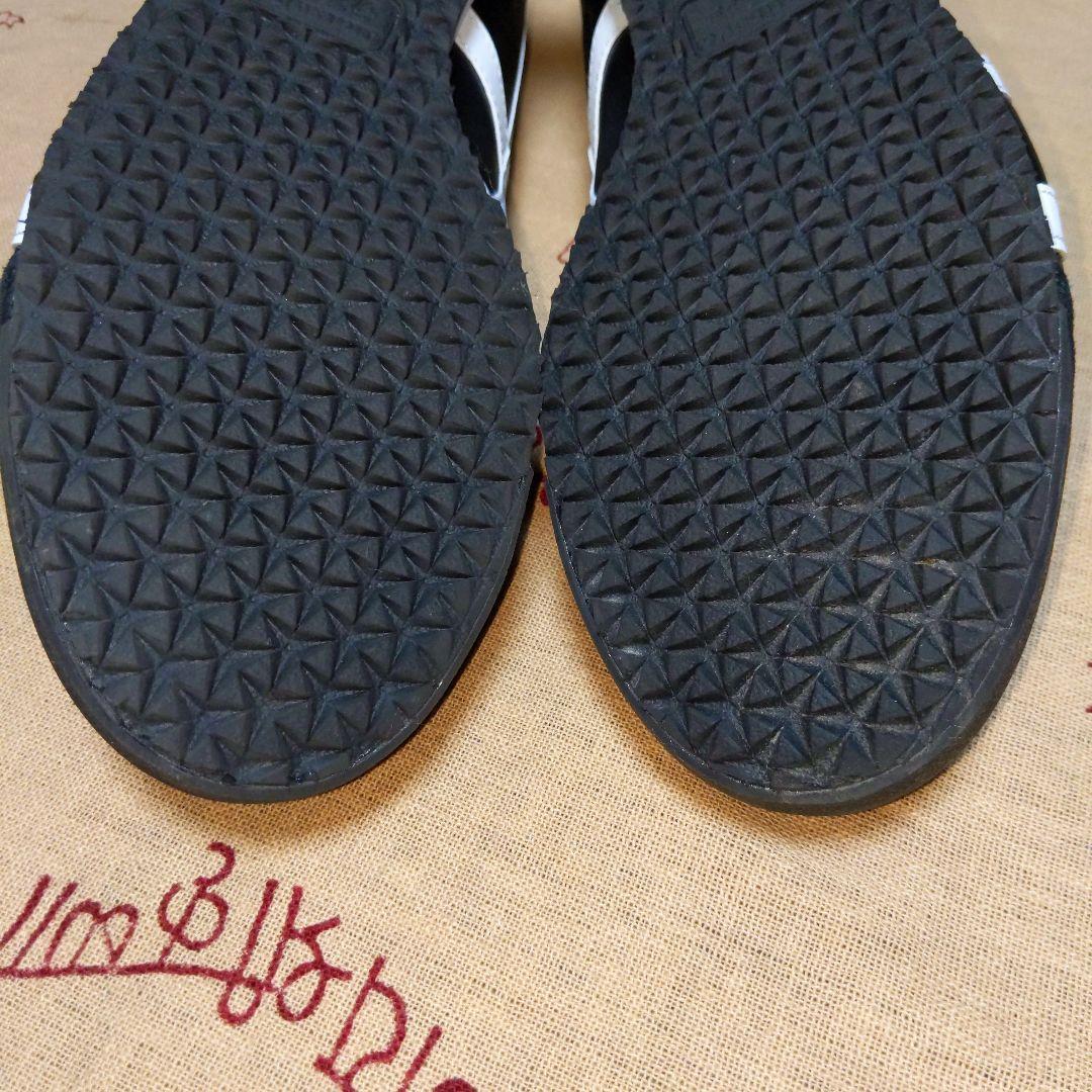 《美品箱付27.5cm》オニツカタイガー メキシコ66 黒×白