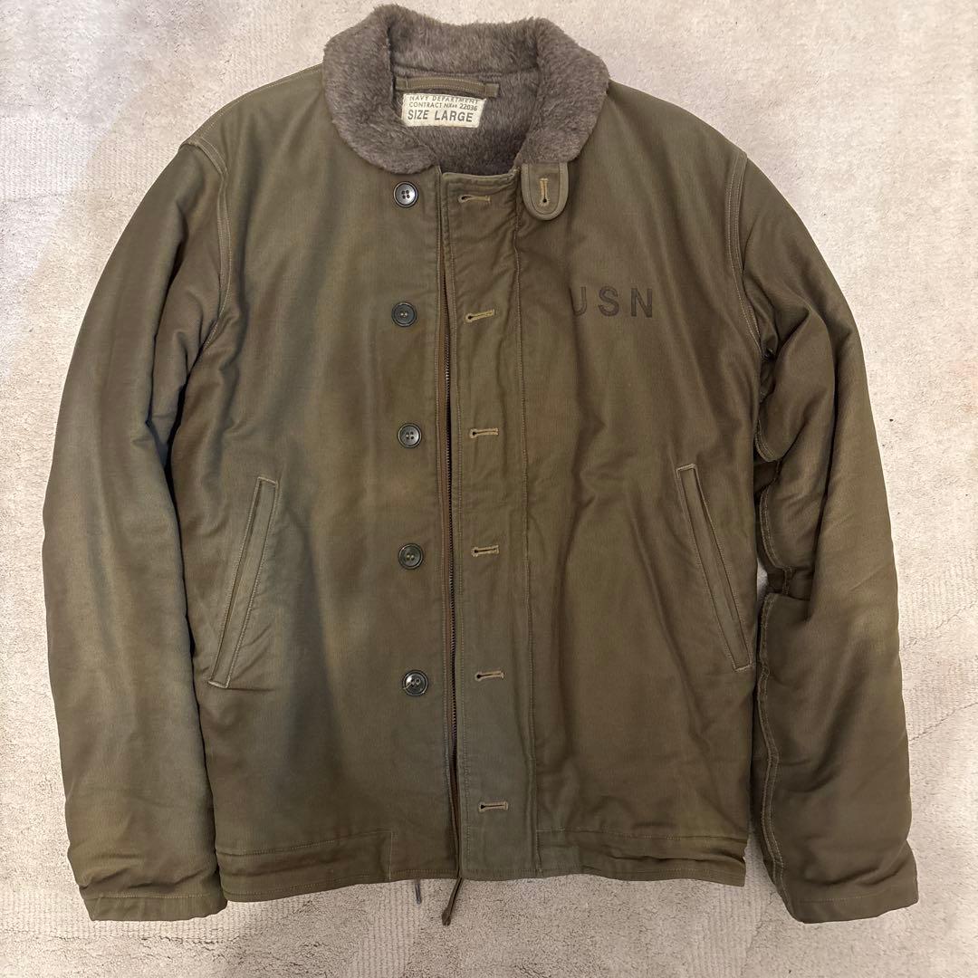 デッキジャケット　N-1 BUZZ RICKSONS サイズ　L