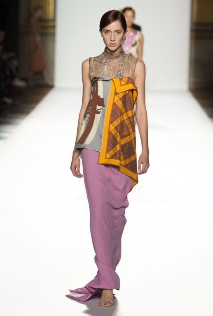 ドリスヴァンノッテン　シルクプリントキャミソール