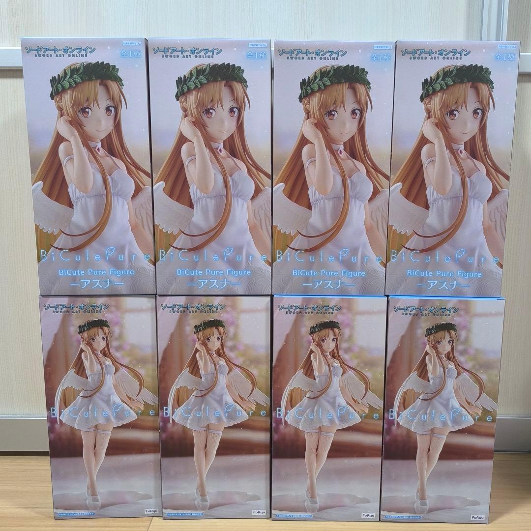 ソードアートオンライン　BICULTURE アスナ フィギュア 8体セット Amazon.co.jp: ソードアート・オンライン BiCute Bunnies Figure