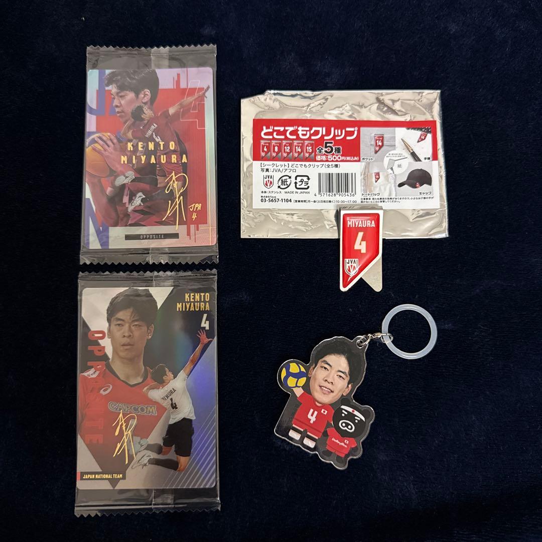 未使用】バレーボール男子日本代表 宮浦健人選手サイン入りカード