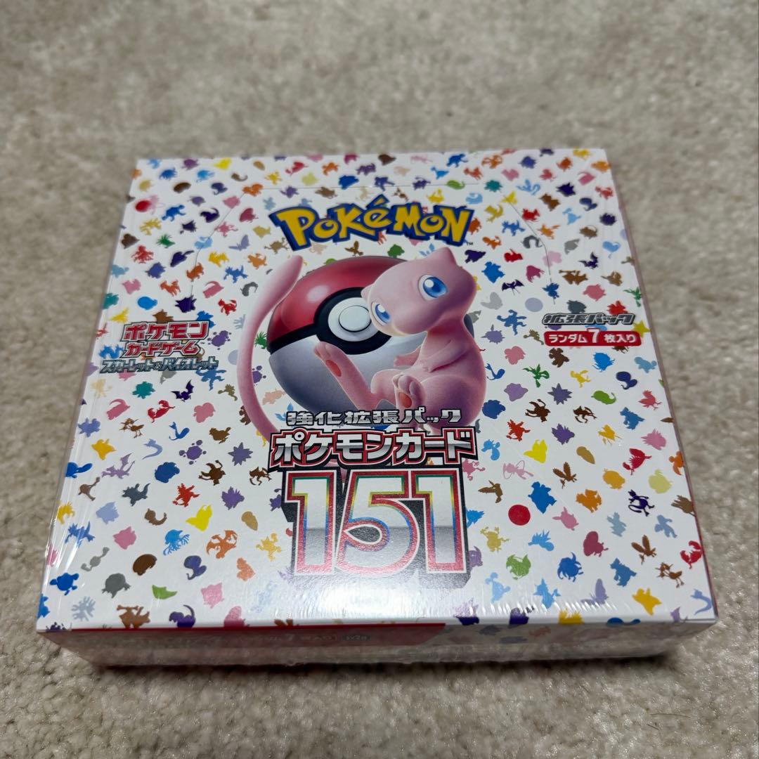 ポケモンカード151 BOX未開封シュリンク付き