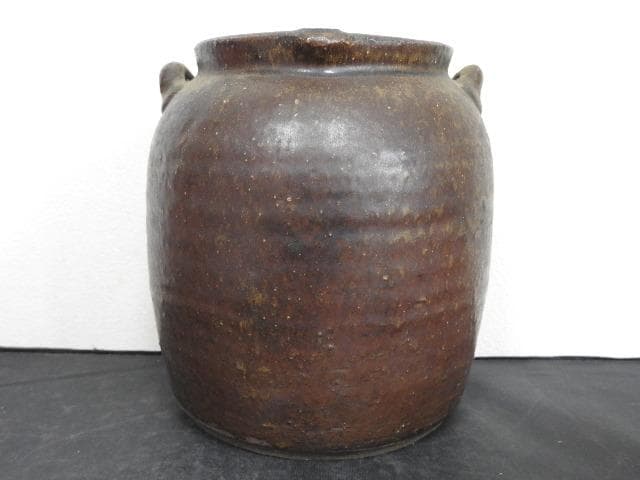 瀬戸お歯黒壺　MA685 0604092105_665e5df1585a8.jpg