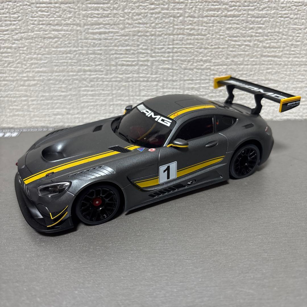 京商ミニッツMR-03evo AMG GT3 ASC MR03W-MM Mercedes-AMG GT3 Blue/Yellow MZP247BLY - KYOSHO RC