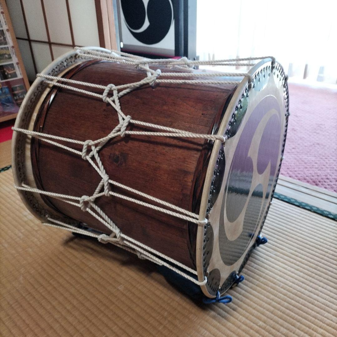 桶胴太鼓　担ぎ太鼓　締太鼓　中古品⑤