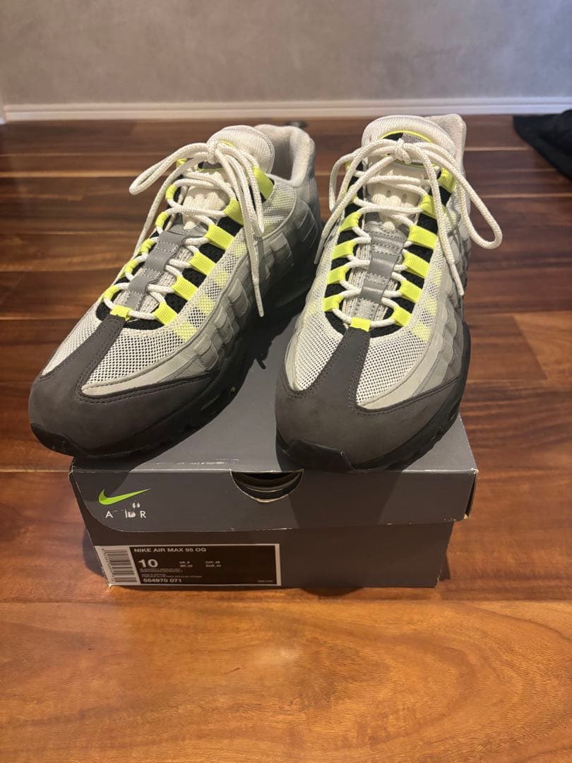 2018 28cm ナイキ　エアマックス　95 イエローグラデ　ネオン NIKE