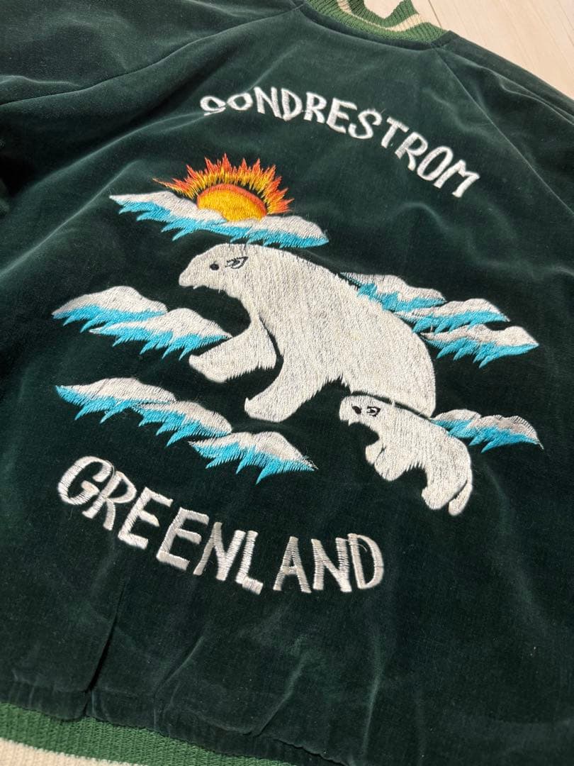 40s 50s アラスカ　別珍　スーベニアジャケット　スカジャン　アラジャン