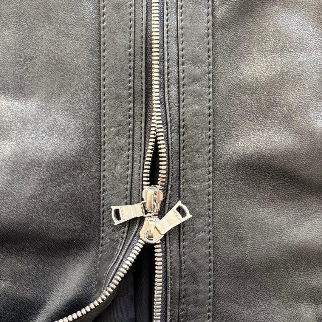 LOVLESS レザージャケット 黒 ダブルジップ 羊革 M y2k - メルカリ