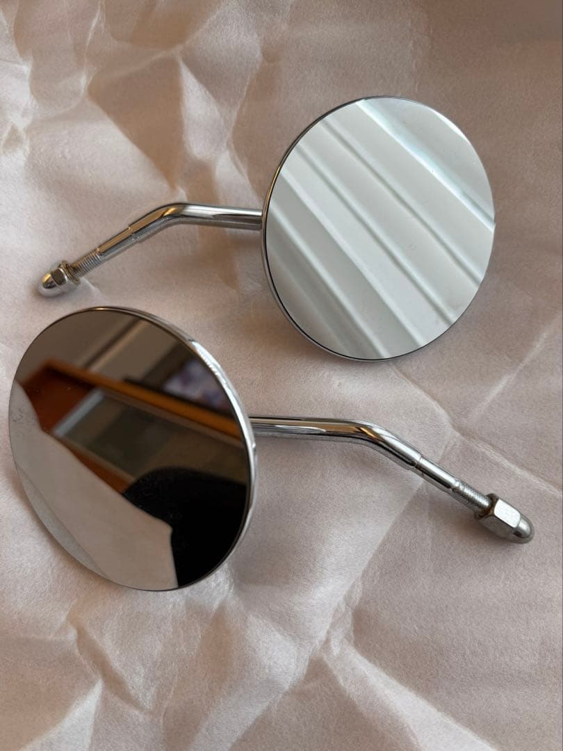 ハーレーダビッドソン　純正　サークル型バックミラー