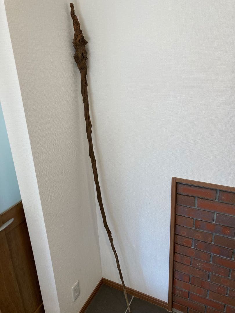 アカザ杖　木製 杖 高さ1900mm 直径31.95mm