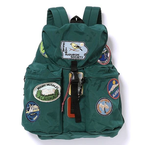 未使用 GO TO HOLLYWOOD ナイロンワッペンディパック【グリーン】 ウィークエンダー ナイロンバッグ｜8.6.4(エイトシックスフォー)｜Ron