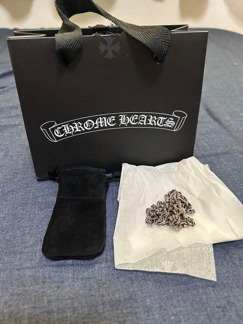 ペーパーチェーン　ネックレス　20インチ　新品未使用