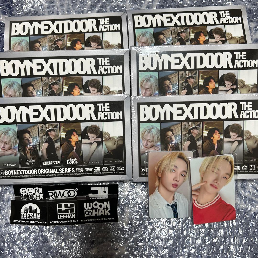 boynextdoor the action 6形態セット トレカ ステッカー - メルカリ