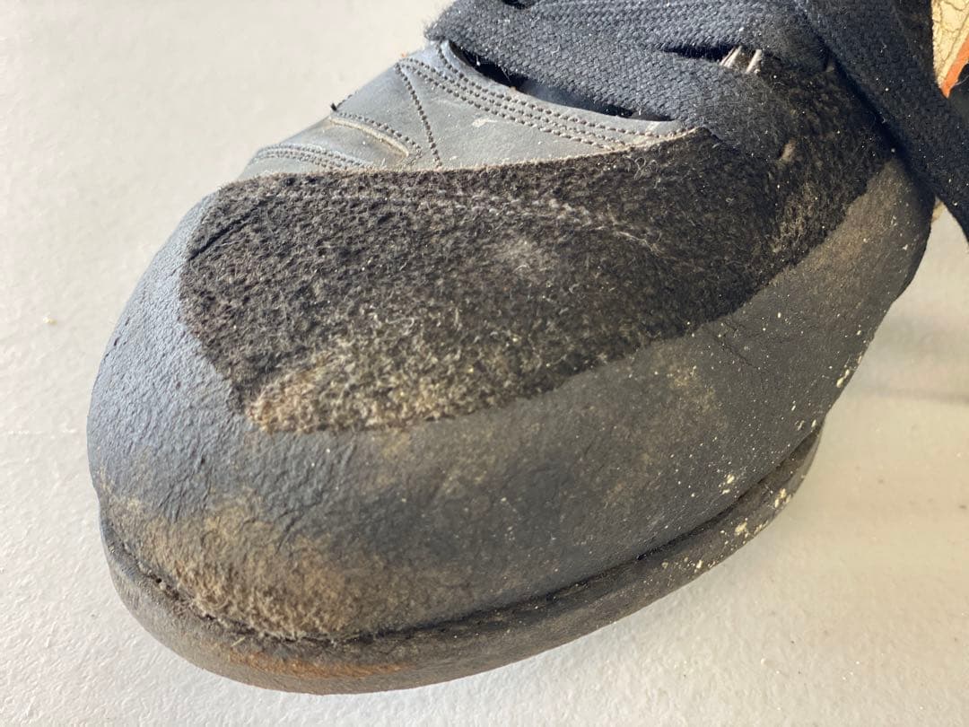 読売ジャイアンツ 桑田真澄実用 革底エナメルスパイク 縫い付けP革付き